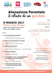 Alienazione parentale: il rifiuto di un genitore @ Palazzo San Giorgio - Salone dei lampadari | Reggio Calabria | Calabria | Italia