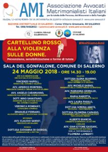“Cartellino rosso alla violenza sulle donne. Prevenzione, sensibilizzazione e forme di tutela” @ Comune di Salerno - Sala del Gonfalone | Salerno | Campania | Italia