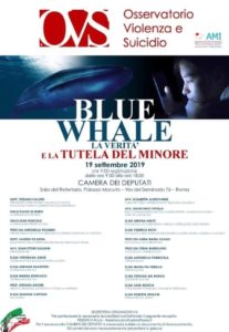 Blue whale - la verità e la tutela del minore @ Camera dei Deputati - Palazzo Macuta - sala del Refertorio