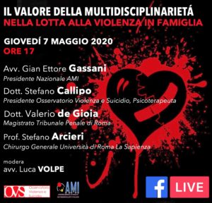 Il valore della multidisciplinarietà nella lotta alla violenza in famiglia @ Roma - evento online
