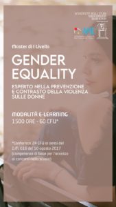 Percorso di Alta formazione specialistica professionalizzante Master di I livello in  Gender Equality @ Napoli
