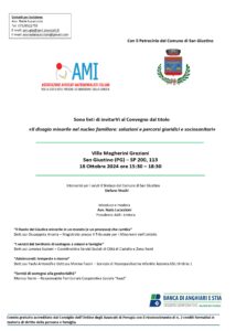 "Il disagio minorile nel nucleo familiare: soluzioni e percorsi giuridici e sociosanitari". @ Comune di San Giustino (PG),